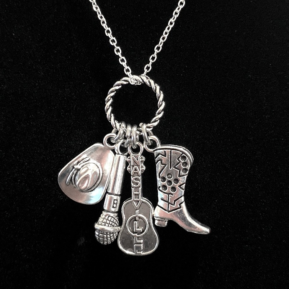 Country Music Charm Necklace Nashville
